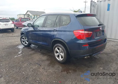 2011 BMW X3 xDrive28I from USA, damaged, VIN 5UXWX5C5XBL707181